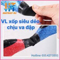 Đồ chơi Mô hình Máy bay điều khiển từ xa SU-27, Chất liệu xốp định hình EPP siêu bền, kháng nước, chống va đập