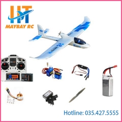 Combo Máy Bay Mô Hình Tàu Lượn FPV EPO Glider - Kit 1.5M
