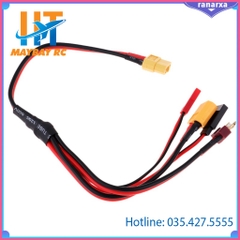 Dây Cáp Sạc Pin Lipo 4mm Xt60