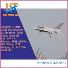 Máy bay điều khiển phản lực F16 Fighting Falcon EDF 70mm 12 lá PNP.