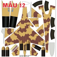Decal máy bay su27, su37 sải cánh 90cm