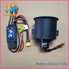 Combo Fan FMS 70mm 6s + ESC 80A cho máy bay điều khiển