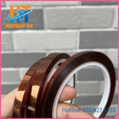 Băng keo chịu nhiệt độ cao màu nâu polyimide, băng dính dán mạch điện