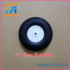 Bánh xe cỡ lớn lắp cho máy bay điều khiển