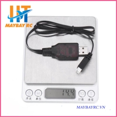 Cáp sạc usb cho pin lipo / lion 7.4v 2s máy bay, tàu xe...