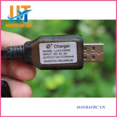 Cáp sạc usb cho pin lipo / lion 7.4v 2s máy bay, tàu xe...