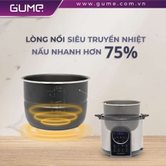 Nồi Áp Suất Điện Tử Đa Năng GUME Dung Tích 6L