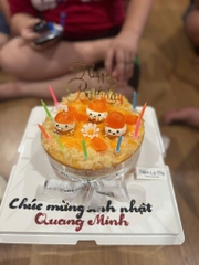 Bánh Sinh Nhật Bông Lan Trứng Muối