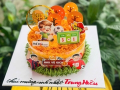 Bánh Sinh Nhật Bông Lan Trứng Muối