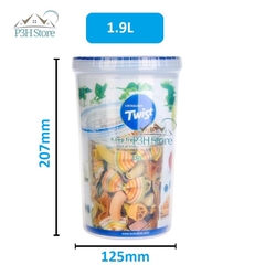 Hộp nhựa nắp vặn Lock&Lock Twist bảo quản thực phẩm nhiều dung tích LLS111 LLS121 LLS131 LLS141 LLS122 LLS113 LLS143