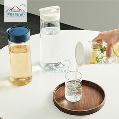 Bình nước Lock&Lock Easy Open với nắp thiết kế mở bằng 1 chạm dung tích 1.2L HAP813N 1.5L HAP814N