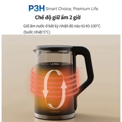 Ấm đun siêu tốc LocknLock Digital electric kettle 1.7L- Màu đen EJK286BLK P3H