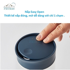 Bình nước Lock&Lock Easy Open với nắp thiết kế mở bằng 1 chạm dung tích 1.2L HAP813N 1.5L HAP814N