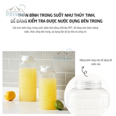 Bình đựng nước nhựa Lock&Lock Chess Water Bottle 1.0L/1.5L Nắp màu trắng HAP810 HAP812 P3hstore
