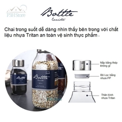 Bình đựng thực phẩm có lưới lọc Lock&Lock Canister dùng ngâm tỏi ớt đựng gia vị HTE550 HTE551 HTE552 HTE553