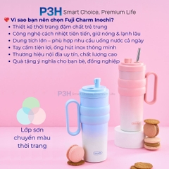 Bình Giữ Nhiệt ruột phủ sứ Inochi Fuji Charm 750ml Phong Cách, Bền Bỉ và Tiện Lợi P3H