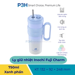 Bình Giữ Nhiệt ruột phủ sứ Inochi Fuji Charm 750ml Phong Cách, Bền Bỉ và Tiện Lợi P3H