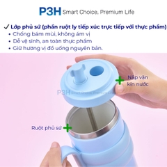 Bình Giữ Nhiệt ruột phủ sứ Inochi Fuji Charm 750ml Phong Cách, Bền Bỉ và Tiện Lợi P3H