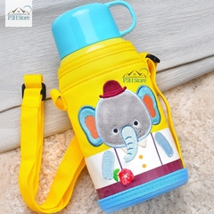 Bình nước giữ nhiệt dành cho bé Lock&Lock Cartoon có quai đeo 2 đầu rót LHC1435