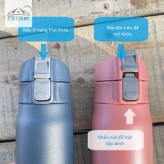 Bình Giữ Nhiệt Lock&Lock 480ml Symphony Tumbler LHC6150 nắp bật chỉ 1 tay cầm P3H Store