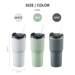 Bình giữ nhiệt Lock&Lock Metro Drive 650ml thiết kế riêng cho ngưới lái xe LHC4277S