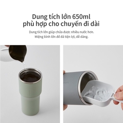 Bình giữ nhiệt Lock&Lock Metro Drive 650ml thiết kế riêng cho ngưới lái xe LHC4277S