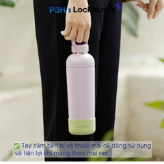Bình Giữ Nhiệt LocknLock 700ml Balance Fit LHC4400 Chỉ Dùng Đồ Uống Lạnh mở nắp dùng được như ly giữ nhiệt P3H