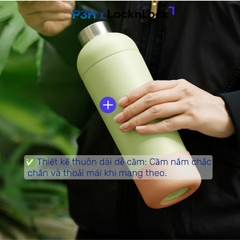 Bình Giữ Nhiệt LocknLock 700ml Balance Fit LHC4400 Chỉ Dùng Đồ Uống Lạnh mở nắp dùng được như ly giữ nhiệt P3H
