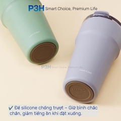 Bình giữ nhiệt LocknLock Metro Cafe Top Handle phủ sứ LHC4416 710ml / LHC4419 900ml có quai xách và ống hút đi kèm P3H