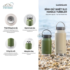 Bình Giữ Nhiệt LocknLock Slo Handle Tumbler 500ml/1L LHC4323 LHC4324 P3H Store