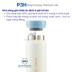 Bình Giữ Nhiệt Mini Inochi Fuji Cylin 200ml – Nhỏ Gọn, Đẹp Tinh Tế, Mang Đi Mọi Nơi P3H