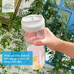Bình nước LocknLock nắp trượt Slide Open nhựa PET BPA FREE dung tích 1.2L/1.4L HAP823 HAP824