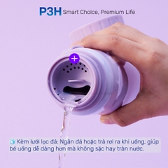 Bình Nước Đổi Màu LocknLock LHC7005 School Fit Switch Color 500ml Thép Không Gỉ Nhẹ Gọn P3H