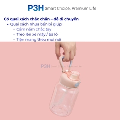 Bình Nước Tritan Kita Gummy 700ml – Kèm Decal Trang Trí, Thiết Kế Trẻ Trung, Tiện Lợi Mọi Lúc P3H