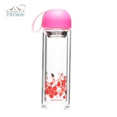 Bình thủy tinh Lock&Lock 2 lớp chịu nhiệt 350ml LLG654