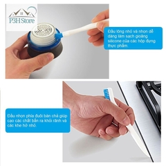 Bộ 2 bàn chải vệ sinh các khe Lock&Lock ETM415 chà phủ được các rảnh nhỏ hẹp p3hstore
