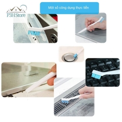 Bộ 2 bàn chải vệ sinh các khe Lock&Lock ETM415 chà phủ được các rảnh nhỏ hẹp p3hstore