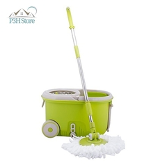 Bộ lau nhà 360 độ lồng vắt inox Lock&Lock Walkable MOP-L003