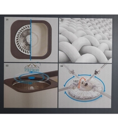 Bộ lau nhà lớn Lock&Lock Dual Bucket Spin Mop ETM478