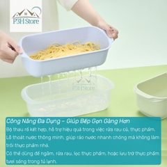 Bộ Thau Rổ Inochi Yoko CLOUD Sự Lựa Chọn Hoàn Hảo Cho Không Gian Bếp Hiện Đại P3H