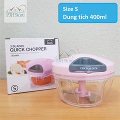 Dụng cụ băm xay tỏi ớt rau củ quả Lock&Lock các size CKS302 CKS308 CKS309 CKS310