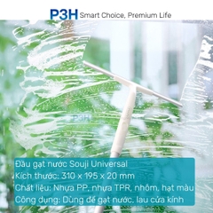 Cây lau nhà , bàn chải chà sàn , gạt nước , chổi quét bụi Inochi Souji Universal cán đa năng gắn được nhiều phụ kiện khác nhau P3H