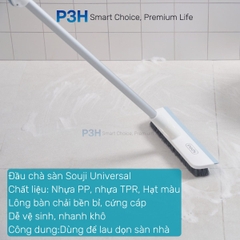 Cây lau nhà , bàn chải chà sàn , gạt nước , chổi quét bụi Inochi Souji Universal cán đa năng gắn được nhiều phụ kiện khác nhau P3H