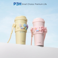 Combo Ly Giữ Nhiệt và Quai Đeo Silicone LocknLock Energetic Tumbler x TLL076 – Set 2 món tiện lợi, thời trang P3H
