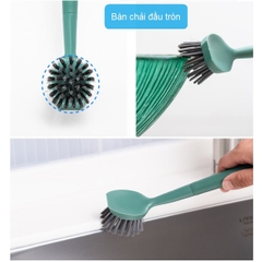 Dụng cụ vệ sinh đa năng LocknLock bàn chải chà sàn , cọ chà rửa nhà tắm toilet , cây gạt nước - màu xanh lá ETM916GRN ETM917GRN ETM918GRN ETM919GRN