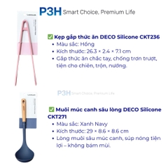 Bộ Dụng Cụ Nhà Bếp Silicone LocknLock DECO WOODEN Tay Cầm Gỗ Cao Cấp Bán Lẻ Theo Từng Món CKT236 CKT270 CKT271 CKT272 CKT273 P3H Store