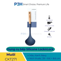 Bộ Dụng Cụ Nhà Bếp Silicone LocknLock DECO WOODEN Tay Cầm Gỗ Cao Cấp Bán Lẻ Theo Từng Món CKT236 CKT270 CKT271 CKT272 CKT273 P3H Store