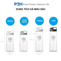 Bình nước nhựa LocknLock Easy Grip dung tích 1.2L/1.5L HAP813 HAP814