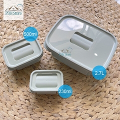 Hộp bảo quản thực phẩm LocknLock nhựa PP kín hơi có thể dùng trong lò vi sóng màu xanh lá LTN310S3 LTN320S3 LTN350S3