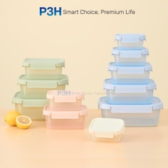 Hộp nhựa nắp gài Inochi Hokkaido Kín Hơi, Dùng Được Lò Vi Sóng, Nhiều Dung Tích P3H